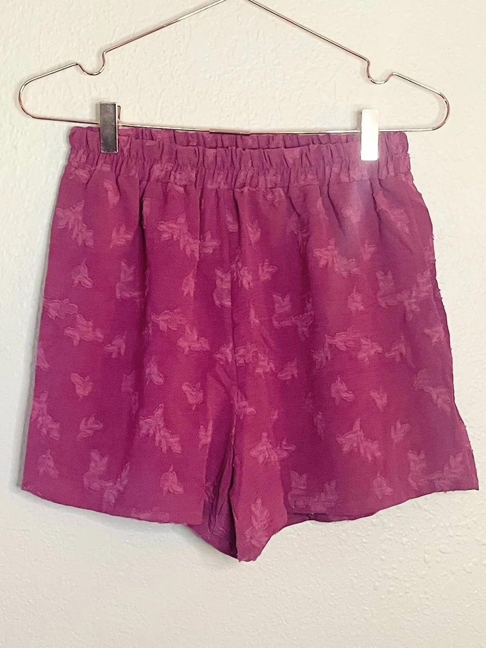 Easel Magenta Pink Matching Top & Shorts Set NWT Small Vacation Resort Boho Set